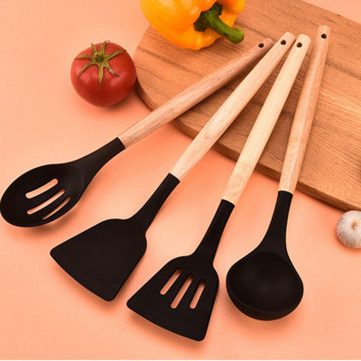 12 Pcs Kitchen Utensils Set Silicone Cooking Nonstick Spatula