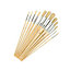12 Piece 1mm 12mm Round Tip Paint Brush Set Finishing Painting Priming