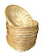 12 Round Wicker Bread Basket Small Woven Bamboo Hamper Basket Storage Snack Bowl