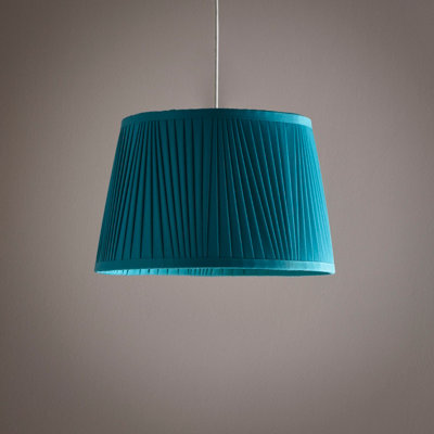 Teal blue deals lamp shade