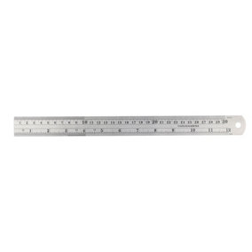 12" Stainless Steel Measuring Ruler Metric Imperial Measurements Measure Rule