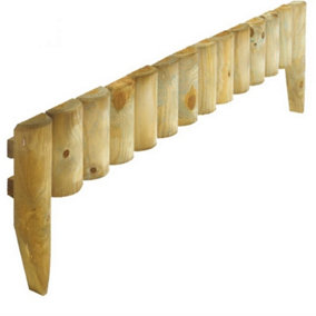 12" Timber Border Fence (2 pack)