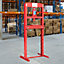 12 Ton Red H Frame Floor Standing Heavy Duty Steel Workshop Garage Hydraulic Press 132 cm