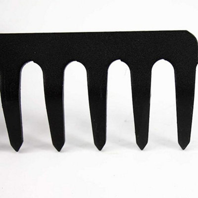 12 Tooth Teeth Replacement Rake Head Garden Lawn Leaf Leaves Metal Carbon Steel - 5