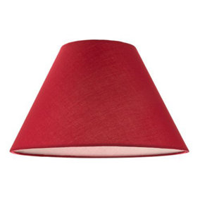 12 Vibrant Burgundy Cotton Coolie Lampshade Suitable for Table Lamp or Pendant