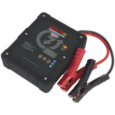 12 Volt Batteryless Jump Starter - 1600A Output - Compact Car Jump Start Tool