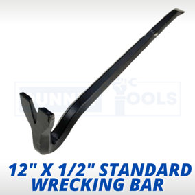12" Wrecking Bar Crowbar DIY Tool Durable Building Equipment