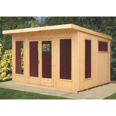 12 X 10 Pent Wooden Summerhouses | DIY At B&Q