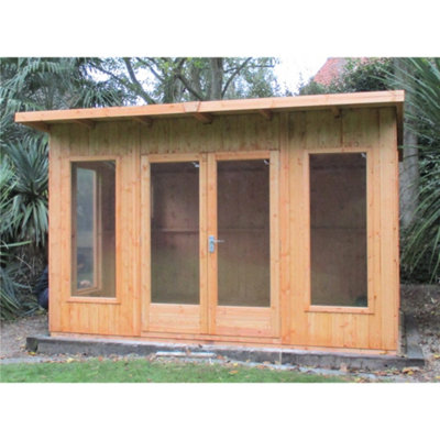 12 x 10 Pent Wooden Summerhouses