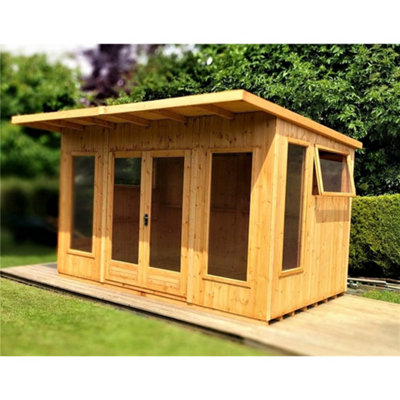 12 x 10 Pent Wooden Summerhouses - 3