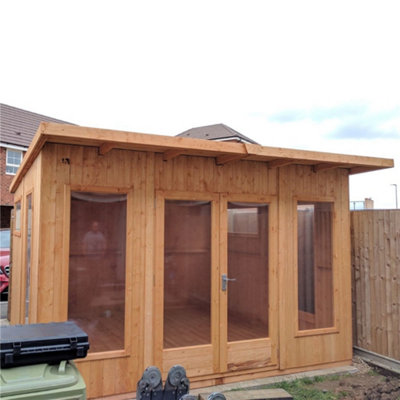 12 x 10 Pent Wooden Summerhouses - 4