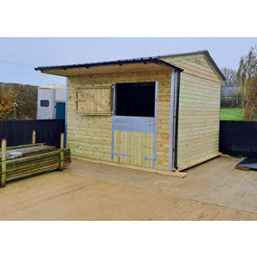 12' x 12' Mobile Field Stable Block Apex