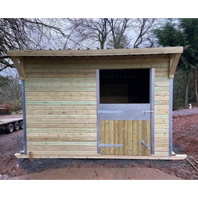12' x 12' Mobile Field Stable Block Pent