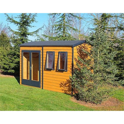 12 x 12 Reverse Wooden Studio Summerhouse - 3