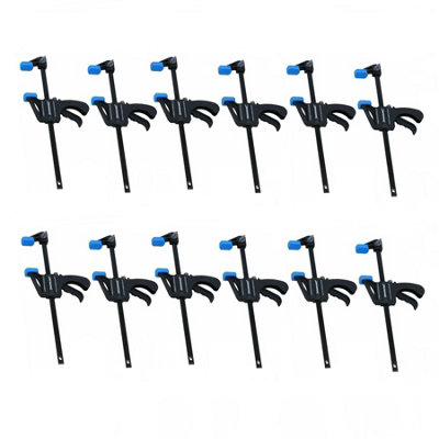 12 x 150mm Mini Quick Release Ratchet Speed Clamp Spreader Bar Grip