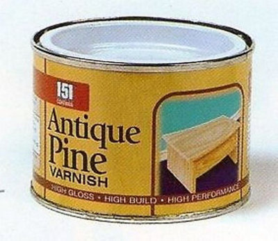12 x 151 High Gloss Antique Pine Varnish 180ml DIY at B&Q