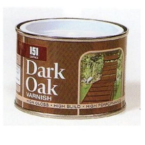 12 x 151 High Gloss Dark Oak Varnish - 180ml