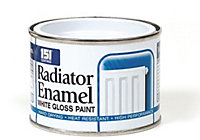 12 x 151 Radiator Enamel White Gloss Paint - 180ml