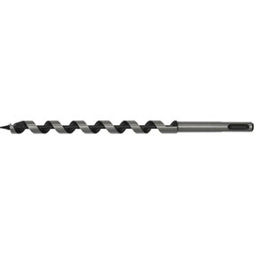 12 x 235mm SDS Plus Auger Wood Drill Bit - Fully Hardened - Smooth Drilling
