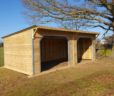 12' x 24' Horse Mobile Field Shelter