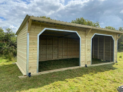 12' x 24' Horse Mobile Field Shelter - 4