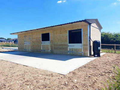 12' x 36' Mobile Field Stable Block Apex