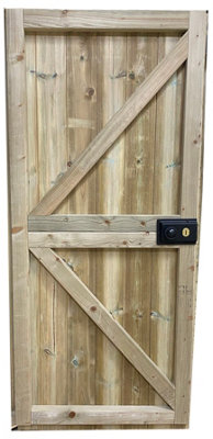 12 x 5 Pressure Treated Wooden T&G Pent Potting Greenhouse + Bench (12' x 5' / 12ft x 5ft) - 7