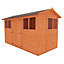 12 x 6 (3.53m x 1.75m) Wooden Tongue and Groove APEX Shed + Double Doors (12mm T&G Floor and Roof) (12ft x 6ft) (12x6)