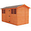 12 x 6 (3.53m x 1.75m) Wooden Tongue and Groove Garden APEX Shed - Single Door (12mm T&G Floor and Roof) (12ft x 6ft) (12x6)