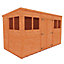 12 x 6 (3.53m x 1.75m) Wooden Tongue and Groove PENT Shed + Double Doors (12mm T&G Floor and Roof) (12ft x 6ft) (12x6)