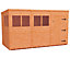 12 x 6 (3.53m x 1.75m) Wooden Tongue and Groove PENT Shed - Single Door (12mm T&G Floor and Roof) (12ft x 6ft) (12x6)