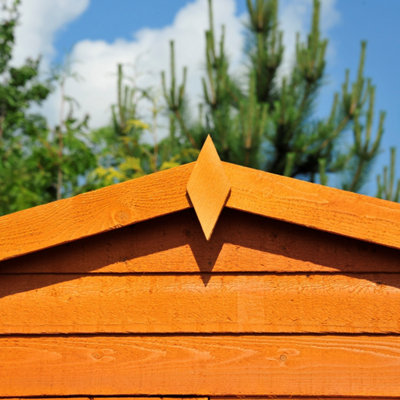 12 x 6 Feet Overlap Dip Treated Apex Shed Double Door No windows - 5