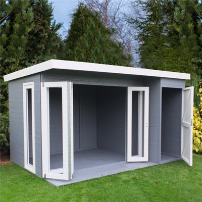 12 x 8 Pent Wooden Summerhouse