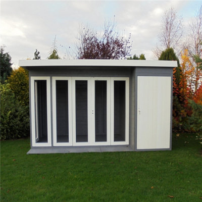 12 x 8 Pent Wooden Summerhouse - 4