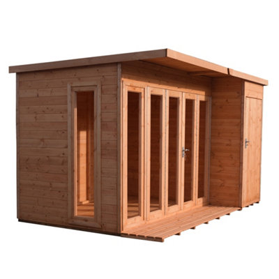 12 x 8 Pent Wooden Summerhouse - 9