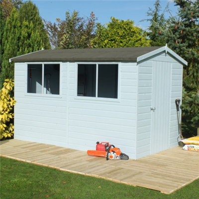 12 x 8 Tongue and Groove Apex Workshop