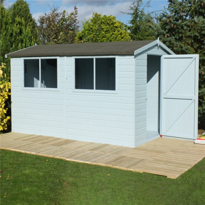 12 x 8 Tongue and Groove Apex Workshop - 3