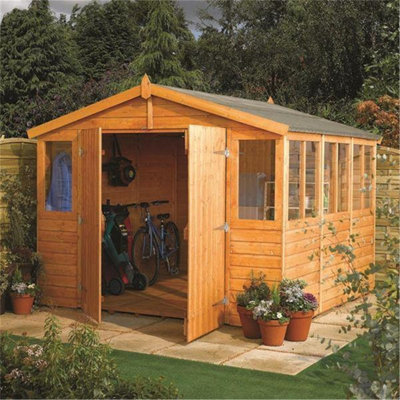 12 x 9 Deluxe Tongue And Groove Workshop (12mm Tongue And Groove Floor)