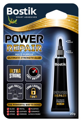 12 x Bostik Power Repair Adhesive 20g