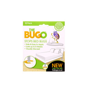 12 x Bugo Soft Floor Bed Bug Detector and Trap Pack of 12