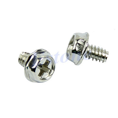 12 x Computer PC Desktop Hex Screws Hexagonal Screws PC Case Screws for ...