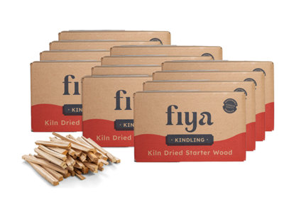 12 x Fiya Kiln Dried Kindling Boxes
