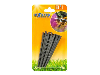 12 x Hozelock 2781 Supply Hose Stake 4mm Micro Irrigation Automatic Watering