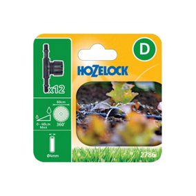 12 x Hozelock 2786 In Line Adjustable Mini Auto Water Sprinkler Micro Irrigation