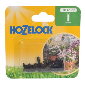 12 x Hozelock 7037 Elbow Connectors 4mm Tube Micro Irrigation Automatic Watering