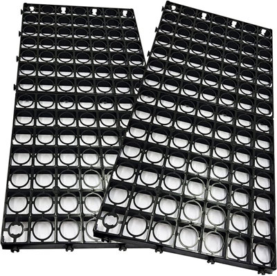 12 x Plastic Paving Driveway Gravel Protecting Turf Grids For Lawns Sheds & Greenhouses - 3