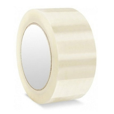 12 x Strong Sticky Clear Transparent 50mm x 66m Parcel Packaging Tape