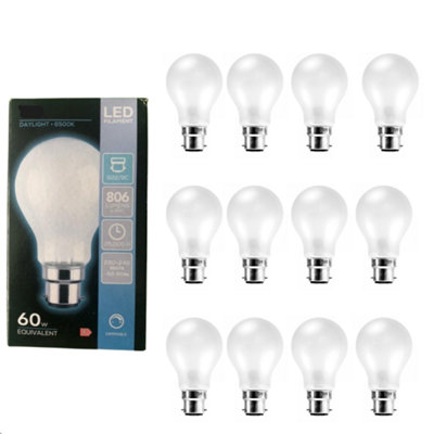12 X TCP LED FILAMENT 8W ES LIGHT BULB LAMP GLS WARM WHITE DIMMABLE 806 ...