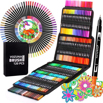 WINSONS Colori Alcool: Set Da 120 Pennarelli Per Artisti E Hobby Creativi