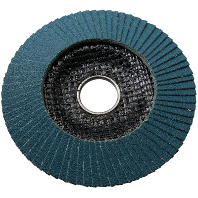120 Grit Zirconium Flap Discs for Sanding Grinding Removal 4-1/2in Grinder 10pc